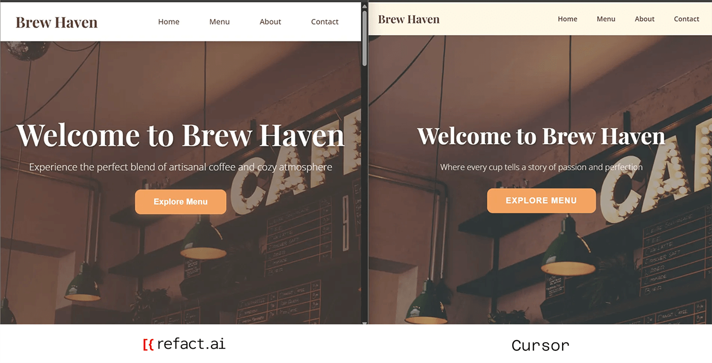 React.ai vs Cursor 1