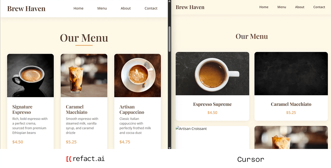React.ai vs Cursor 2