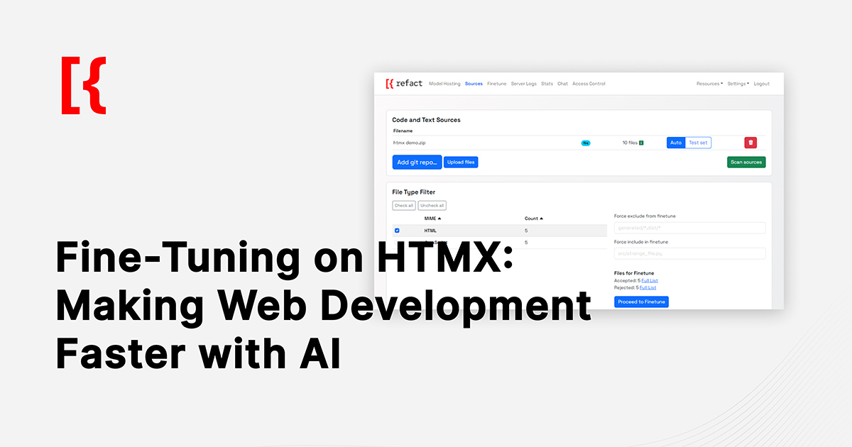 Fine-Tuning on HTMX: Making Web Development Faster with AI