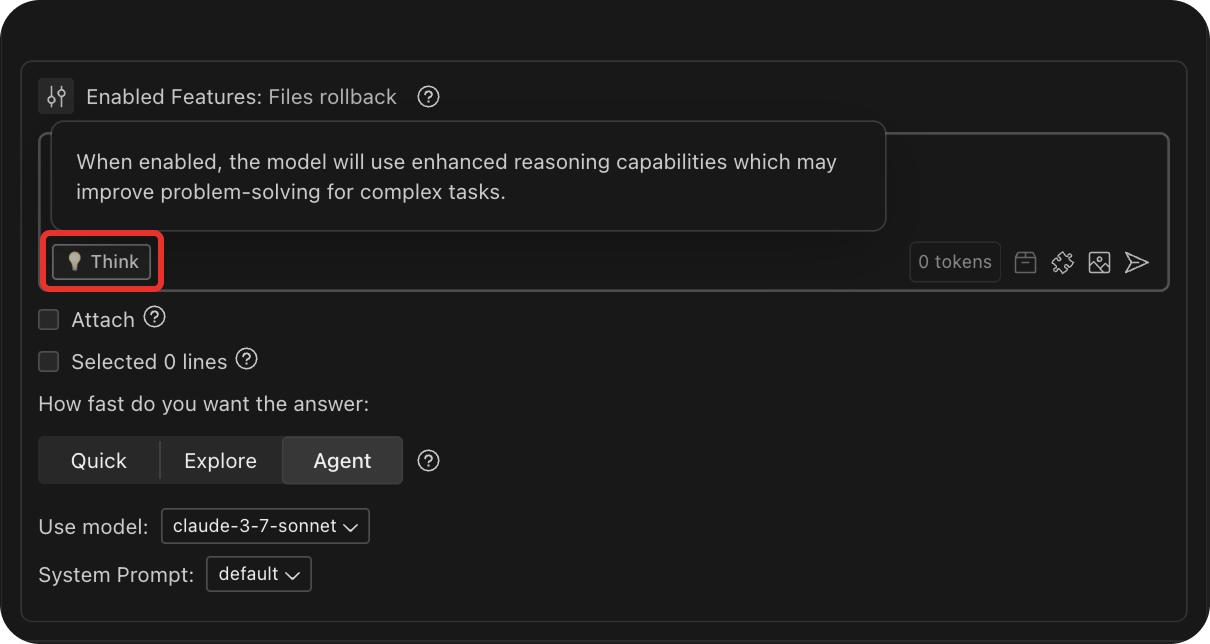 Thinking vs. No-Thinking mode