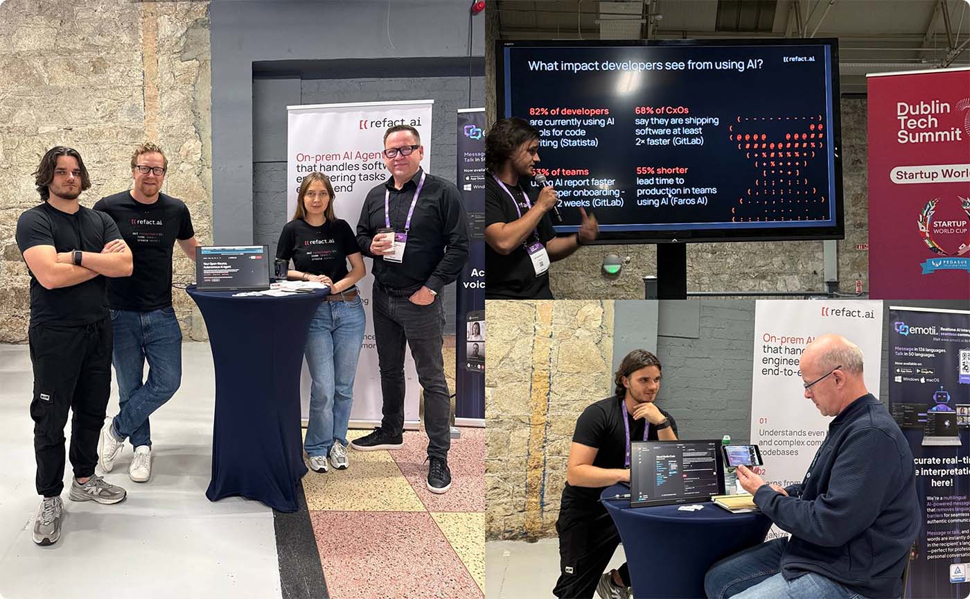 Refact.ai Agent for Programming at Dublin Tech Summit